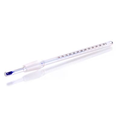 NON MERCURY THERMOMETER 10-25ML,14-38C