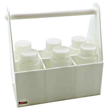 Bottle Carrier 8 Compartment, HDPE, 1/EA