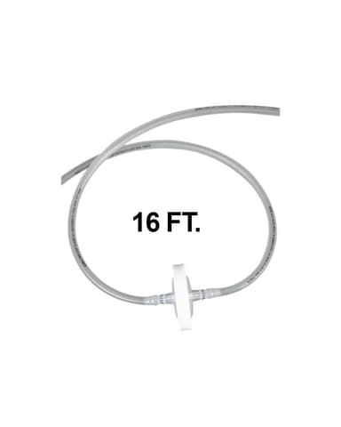 Vactrap™ 2 Tubing Extension 16 feet (16'), with 0.2 µm PTFE Inline Vent Filter, 1/EA