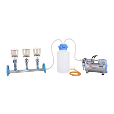 MultiVac 310-MS-T, 3-Branch Aluminum Manifold Vacuum Filtration System, AC 110V/60Hz
