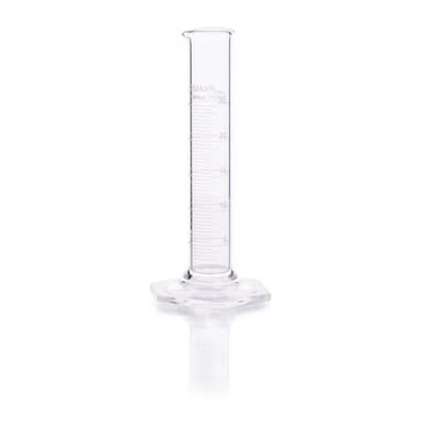 Graduated Cylinders, Class A ,TD,WHITE SCALE,EDUCATION,25ML