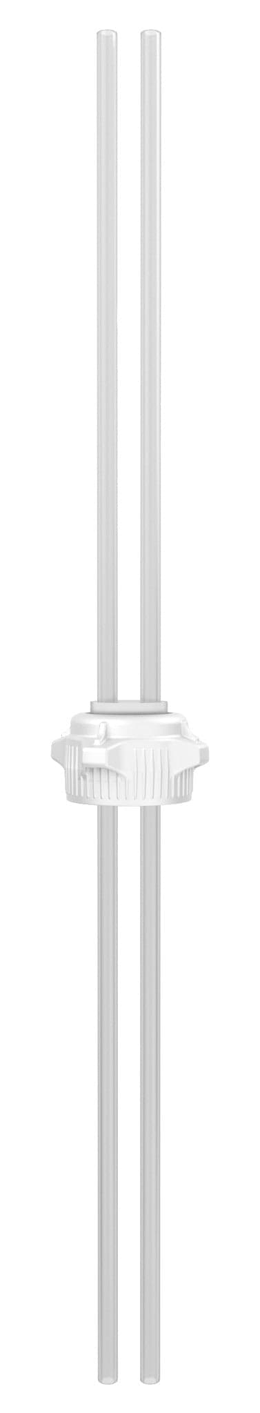 EZBio Silicone Cap System, VersaCap 53B, Open Cap w/ 2x 1/4" Tubing, 1/EA