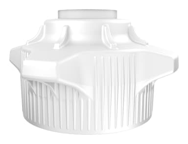 EZBio Silicone Cap System, VersaCap 120 mm, Open Cap w/ Closed Adapter, 1/EA