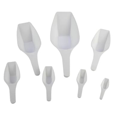 Scoop Measuring Flat Bottom, PP 250mL, 2/CS