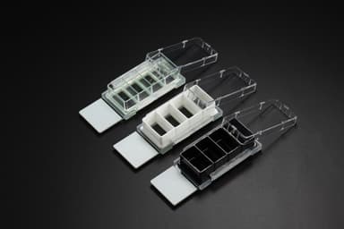 Nest Cell Culture Chamber Slides, 1 well w/glass slide, Black, 9.40 cm2,