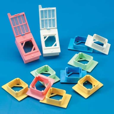 Rings Tissue Embedding White, ABS, 500/CS