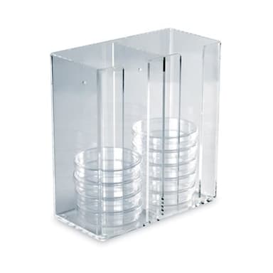 Petri Dish Dispenser Acrylic, Clear