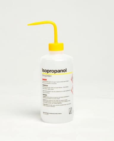 RTU Washbottle LDPE Isopropanol; 500mL