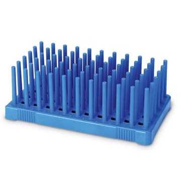 Peg Tube Rack 50-Place, 14-17mm, Blue