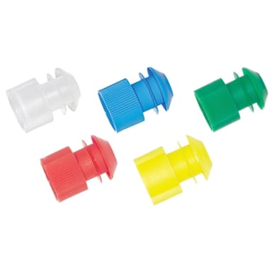 Test Tube Stoppers Red, LDPE 11-13mm, 1000/CS