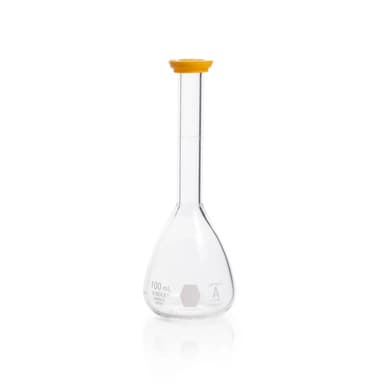 Volumetric Flask,CLASS A ,Snap Cap,100ML