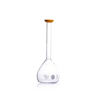 Volumetric Flask,Serialized and Certified,CLASS A ,Snap Cap,250ML