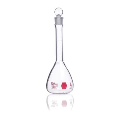 Volumetric Flask, Colorware, Class A,PINK SCALE,100ML
