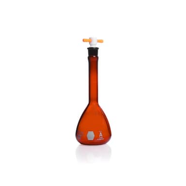 Volumetric Flask, Class A, with Color-Coded PTFE Stopper,100ML