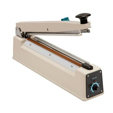 Bag Sealer 305mm 220/240 Volt with Cutter UK Plug, Grey