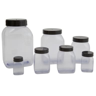 Bottle WM w Cap, PVC 100mL, 72/CS