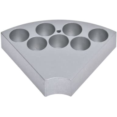 Sectional Block 17 mm Vials