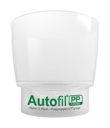 Autofil PP - Disposable Vacuum Bottle Top Filters for Solvent Filtration, with 0.45 µm Nylon Membrane for Clarification and Prefiltration, 500 mL, GL45 Thread, Polypropylene Housing, Non-Sterile, 12/CS