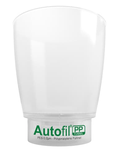 Autofil PP - Disposable Vacuum Bottle Top Filters for Solvent Filtration, with 0.2 µm Sterilizing PES Membrane, 1 L (1,000 mL), GL45 Thread, Polypropylene Housing, Non-Sterile, 12/CS