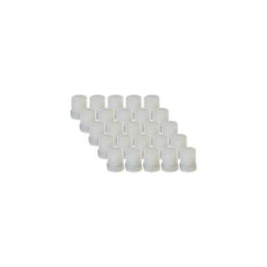 EZwaste® HPLC Solvent Waste System, Replacement Fittings, Plugs for Carbon Filter Port, Black Plug, 1/4 Inch MNPT Thread, 25/PK
