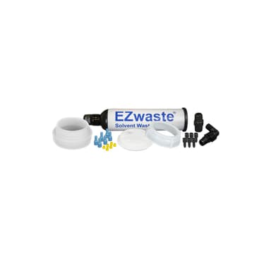 EZwaste® HPLC Solvent Waste System, Cap-Only Assembly, 70 mm (S70) VersaCap with Six (6x) Ports for 1/8 Inch O.D. Tubing; & Filter, 1/EA