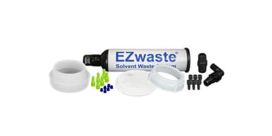 EZwaste® HPLC Solvent Waste System, Cap-Only Assembly, 70 mm (S70) VersaCap with Six (6x) Ports for 1/16 Inch O.D. Tubing; One (1x) Port for 1/4 Inch O.D. Tubing; Three (3x) Hose Barb Ports for 1/4 or 3/8 Inch I.D. Tubing, 1/EA