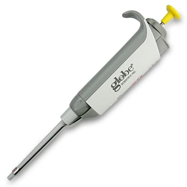Pipette, Diamond Apex, Fully Autoclavable, Adjustable Volume, 10 - 100uL, Blue
