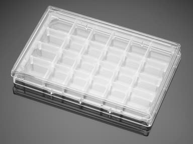 Falcon 24 Well Polystyrene Feeder Tray, with Lid, Sterile, 5/Pack, 5/Case