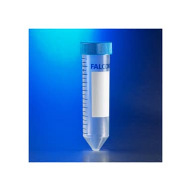 Falcon 50mL High-CLarity PP Centrifuge Tube, Conical Bottom, Sterile, 25/Rack, 500/Case