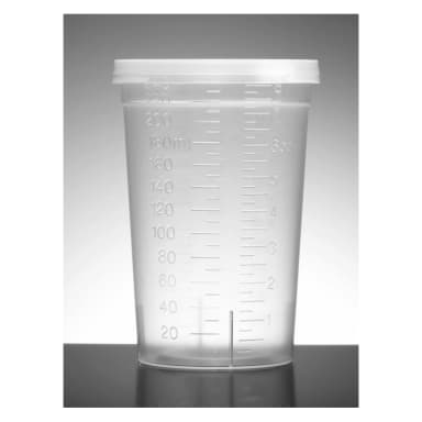 Falcon® Sample Container, with Lid, 8oz (220mL), Individually Wrapped, Sterile, 100/Case
