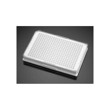 Corning BioCoat Collagen I 384 Well White/Clear Flat BottomTC-Treated Microplate, with Lid, 5/Pack, 50/Case