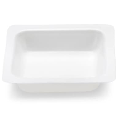 Weight Boat, Square with Square Bottom, Antistatic, PS, White, 10mL - cs-12000