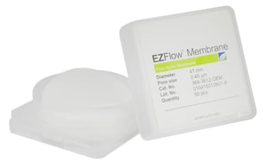 EZFlow® Nylon Hydrophilic Membrane Filters, 0.45 µm, 47 mm Diameter Filter Discs, 50/PK