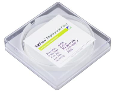 EZFlow® Nylon Hydrophilic Membrane Filters, 0.45 µm, 90 mm Diameter Filter Discs, 25/PK