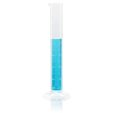 Cylinder, Measuring, Diamond Essentials, Class B, PMP, Molded Graduations, tall form, 50mL - CS/18