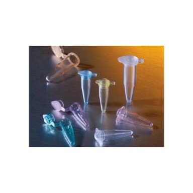 Thermowell GOLD 0.5mL Polypropylene PCR Tubes with Flat Cap, Clear