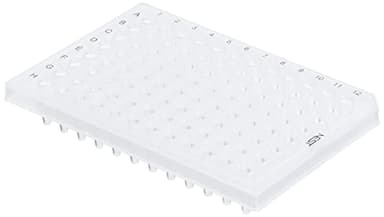 0.2ml 96 Well PCR Plate, No Skirt, Clear, 25/pk, 100/cs