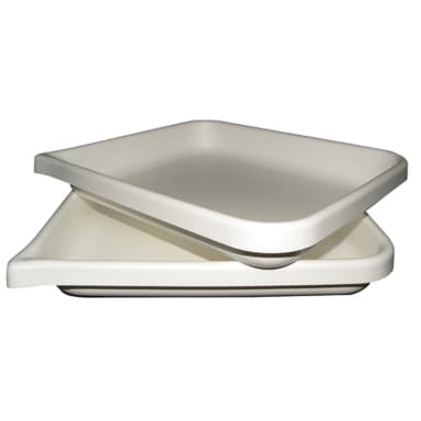 Tray White, HDPE 24 x 20 x 3", 1/EA