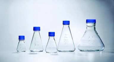 Sterile Disposable Flask w/Baffled Btm & Vented Closure 250 mL