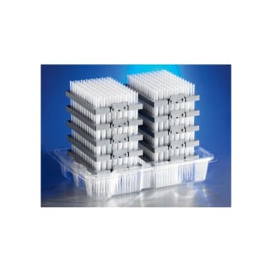 Corning DeckWorks 1-300µL Pipet Tips, Graduated, Reload System, Natural, Non-Sterile, Polypropylene, 96 Tips/Deck, 10 Decks/Pack, 4 Packs/Case.