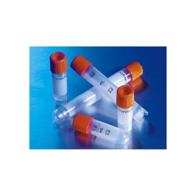 Corning 1.2mL External Threaded Polypropylene Cryogenic Vial, Self-Standing with Conical Bottom, sterile, bulk