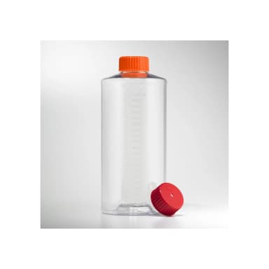 Corning 850cm Polystyrene Roller Bottle with Easy Grip Vent Cap, Sterile, 2/Bag, 40/Case