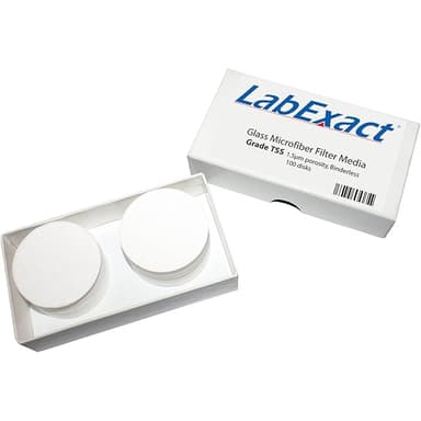 Corning 43mm Square Glass Fiber Prefilters for the 150ml Funnel, Non-Sterile, Bulk Packaged, 100/Case