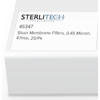 Silver Membrane, 0.45 Micron, 47mm, 25/Pk