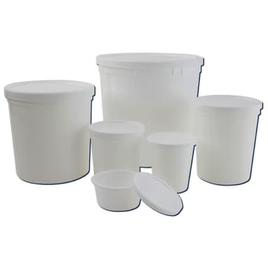 Container w Lid Natural, PPCO 8oz, 250/CS