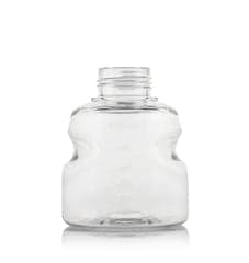 EZBiopure Titanium Round Bottle, PETG, 500mL, GL45 Neck with No Cap, Non-Sterile, 24/CS