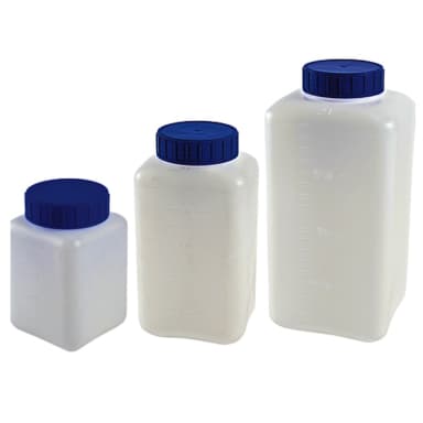 Bottle WM Square, HDPE 1000mL, 5/CS