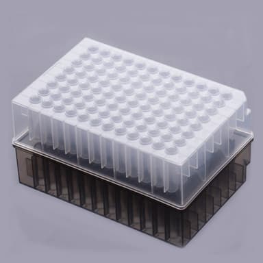 1ml 96-Well Deep Well Plate, V-Bottom, Round, non-sterile, 5/pk, 50/cs