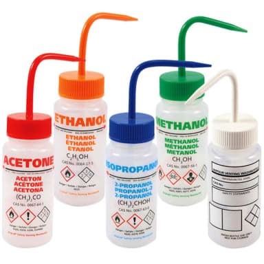 Washbottle WM Vent Custom, LDPE 1000mL, 5/CS