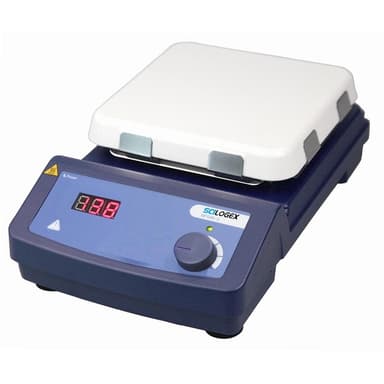 SCI550-H LED Digital 7 x 7 Hotplate, ceramic-glass plate, 220-240V, 50//60Hz, Euro Plug